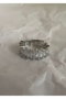 Heliophilia Silver Anillo de Latón Plateado con Recubrimiento de Laca